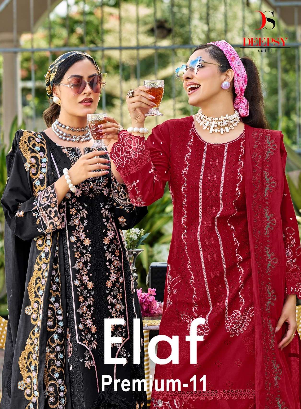 ELAF Premium -11 Luxury Lawn by  DEEPSY SUITS